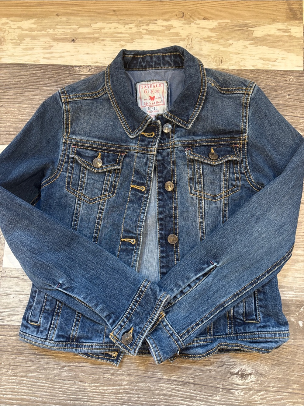 Fat Face Dark Blue Denim Jean Jacket